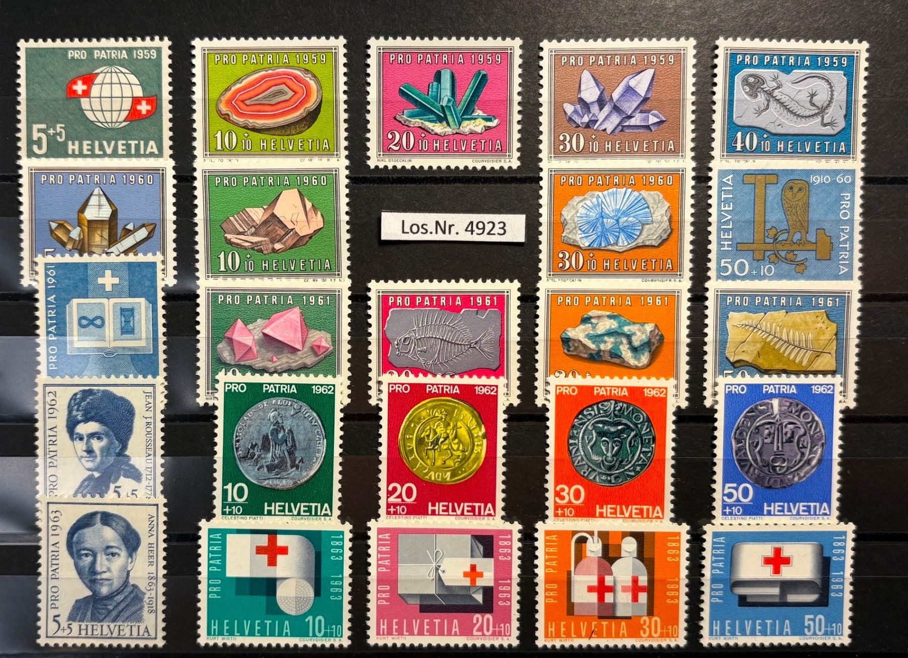 Tutti i francobolli: Sammlung PP 1938-1963 postfr. ** hoher Kat. 356.- – Nuovo (secondo la descrizione) da Wallisellen venduto da mgeser01 1