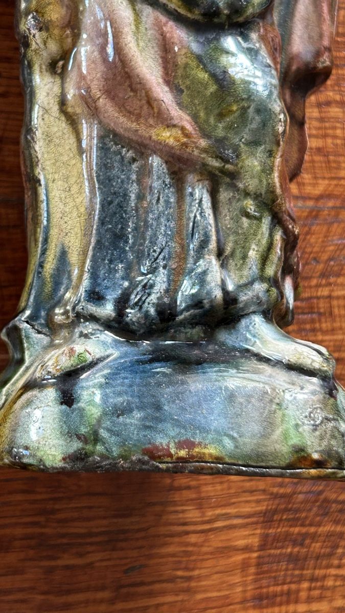Statuette: Statuette Heilige Anna 18. Jh. Keramik – Usato da Riedholz venduto da Frettchen63 9