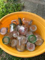 Zu verschenken diverse Sterilisiergläser mit Bügel
