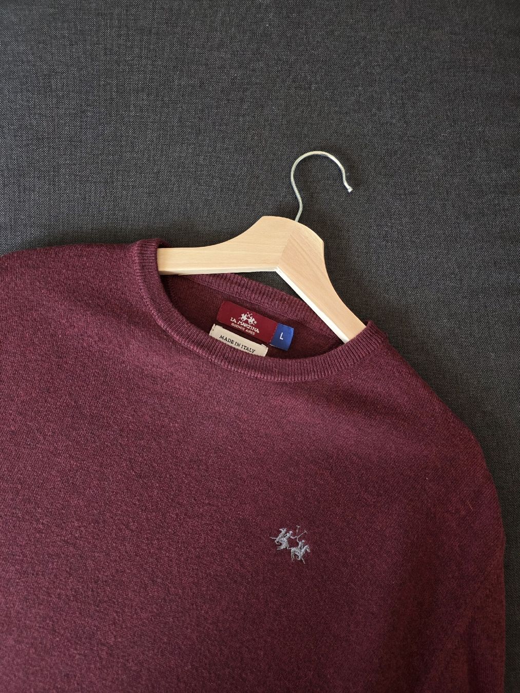 La Martina Maglioni & Felpe: La Martina Pullover L Bordeaux Ellbogenpatches – Nuovo (secondo la descrizione) da Zürich venduto da LIMAR 4