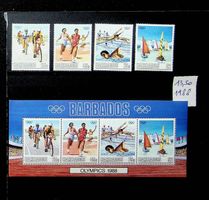 BARBADE BLOC + TIMBRES NEUFS** 1988- COTE 13,50 /AT33