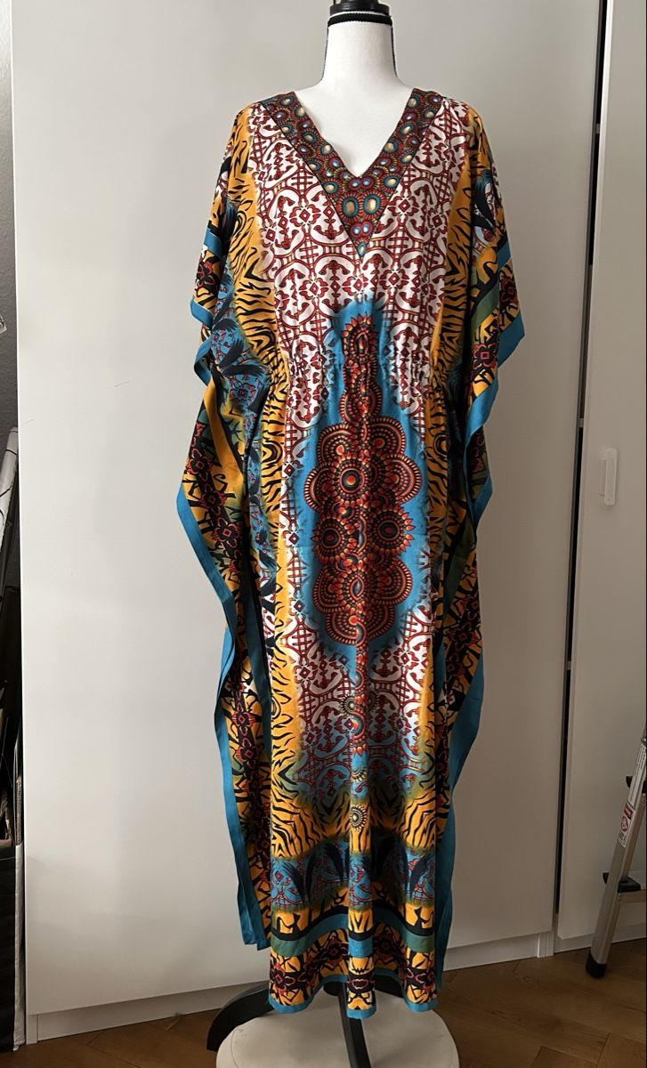 Vestiti: Long Kaftan dress unique size  – Usato da Genève venduto da NipponiaNippon