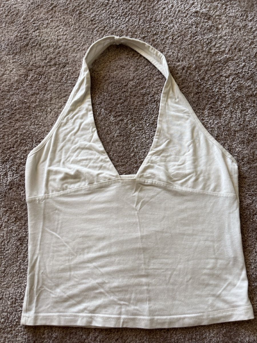 Tops: Crop top décolté blanc M – Gebraucht aus Lausanne von mae_dj7r 1