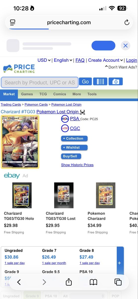 Pokémon Sammelbilder & Trading cards: Charizard TG03/TG30 Card - Pokemon ab 1 – Neu (gemäss Beschreibung) aus Lugaggia von pokegirl 2