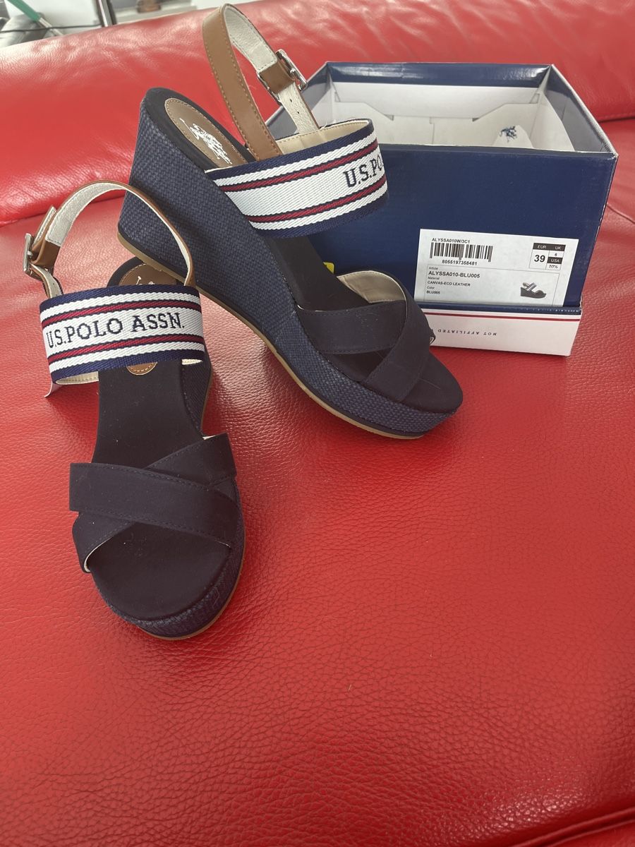 US Polo Scarpe da donna: Sandales compensées U.S.Polo Assn. - Taille 39 neuve – Nuovo (secondo la descrizione) da St-Sulpice VD venduto da Twin5 4
