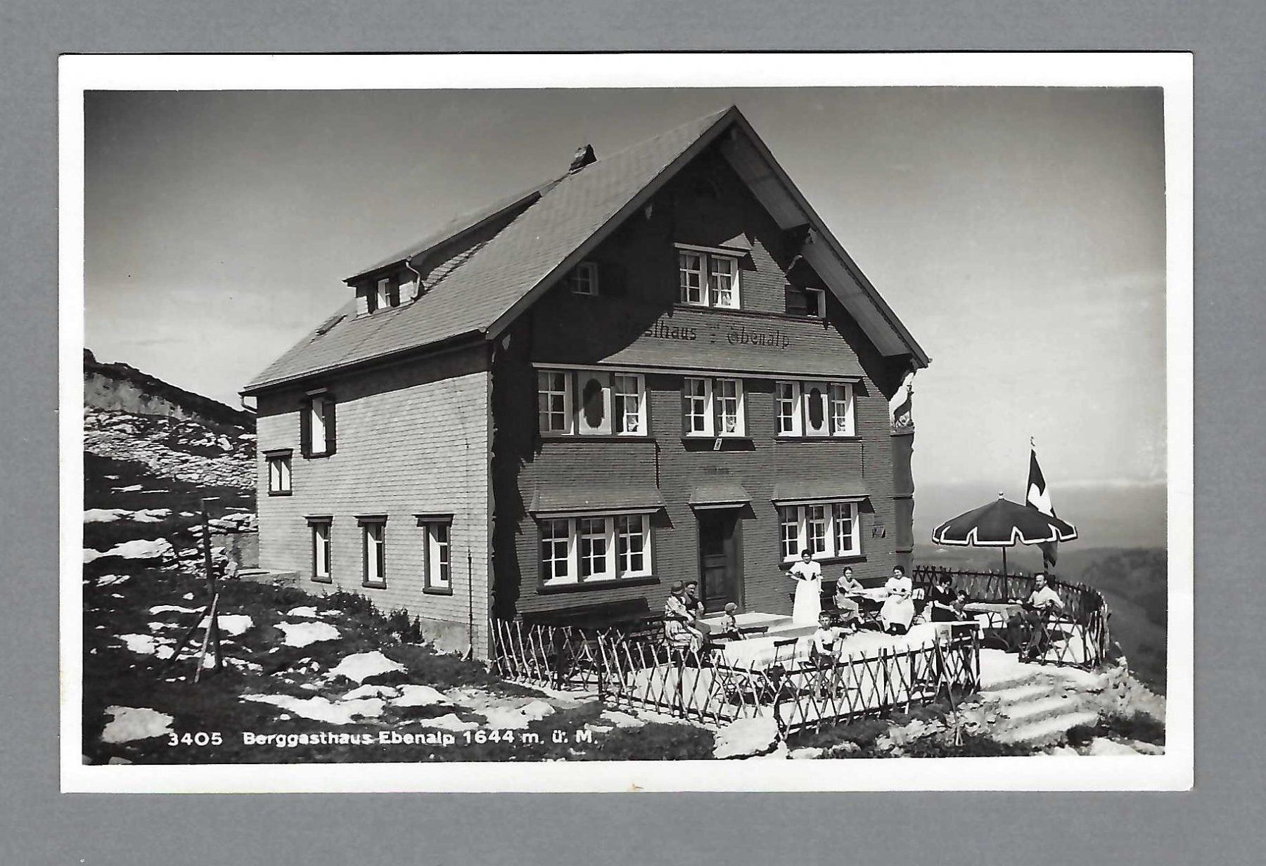 Cartoline postali: BERGGASTHAUS EBENALP, * – Usato da Pura venduto da ulisse1957