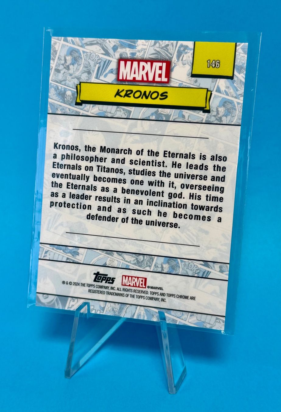 Topps Sammelbilder & Trading cards: Topps Marvel Chrome 2024 Base Card #146 Kronos – Gebraucht aus Schaffhausen von Retrogaming90 1