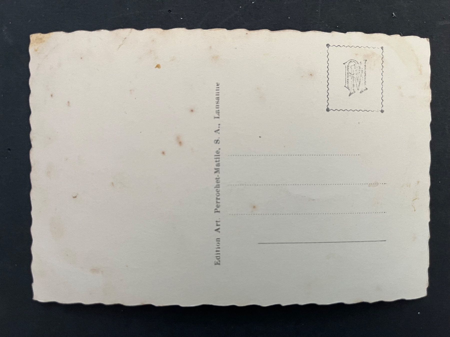 Cartoline postali: FERDEN KIPPEL, Lötschenlücke. Ca. 1950 – Usato da Ostermundigen venduto da DaxKarten-75 1