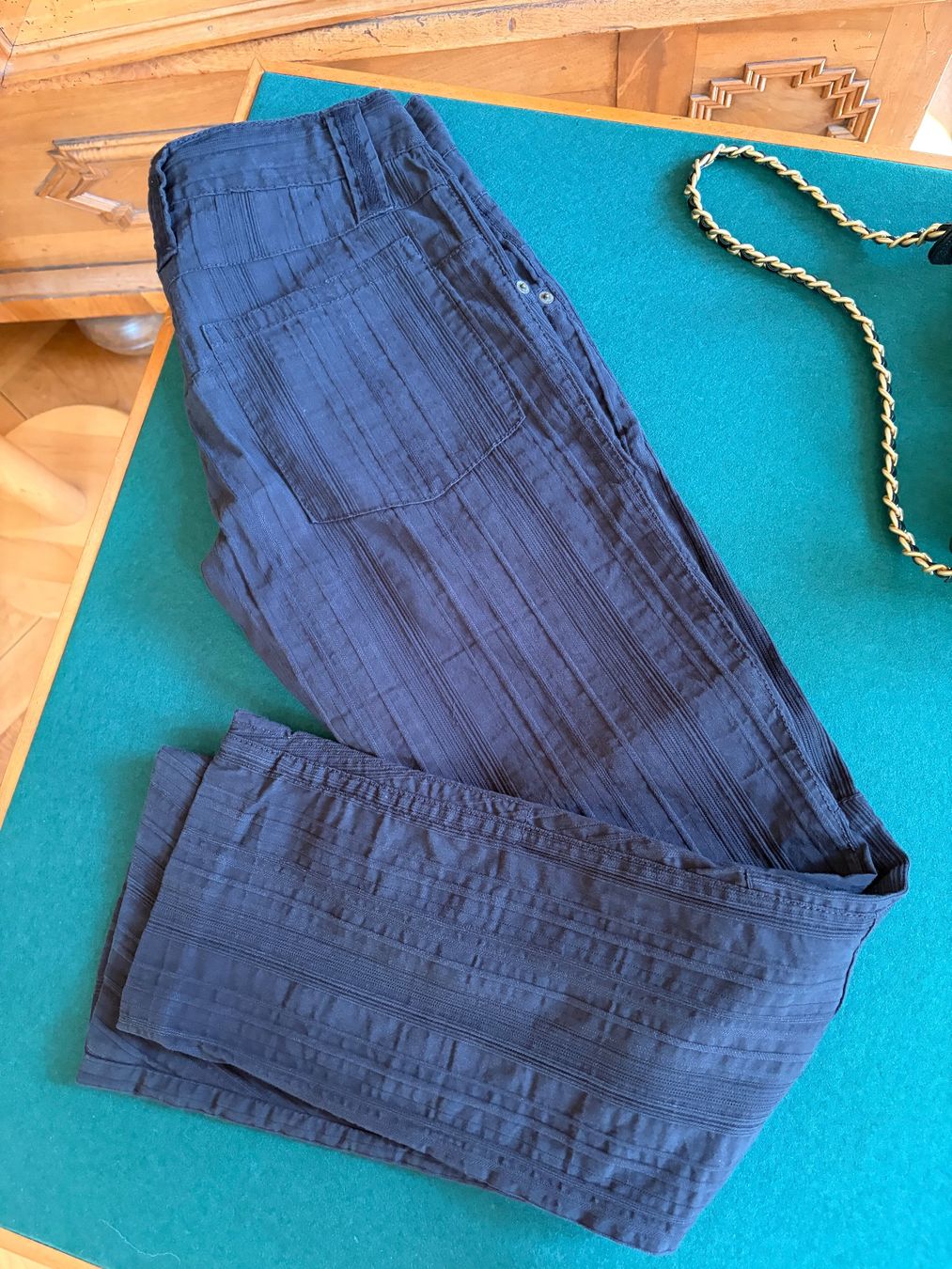 Nile Pantaloni: NILE Hose  Größe: S  Farbe: Schwarz – Usato da Interlaken venduto da Bona55 8