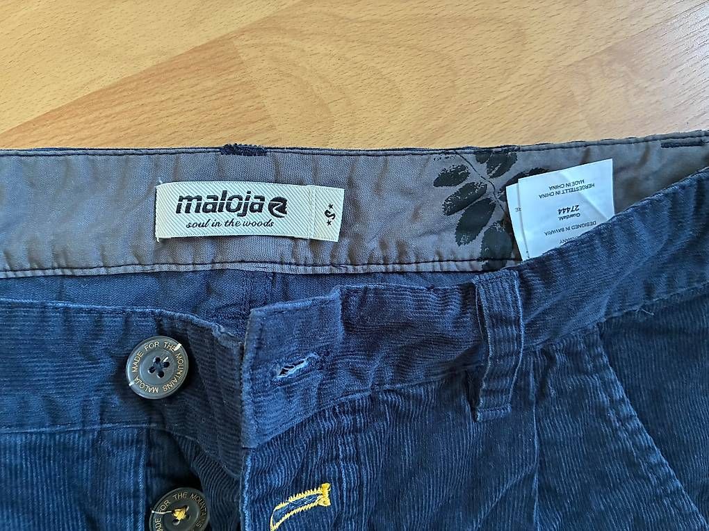 Maloja Pantaloni: Maloja Cordshorts Gr. S – Usato da Zizers venduto da Ranunkel05 1