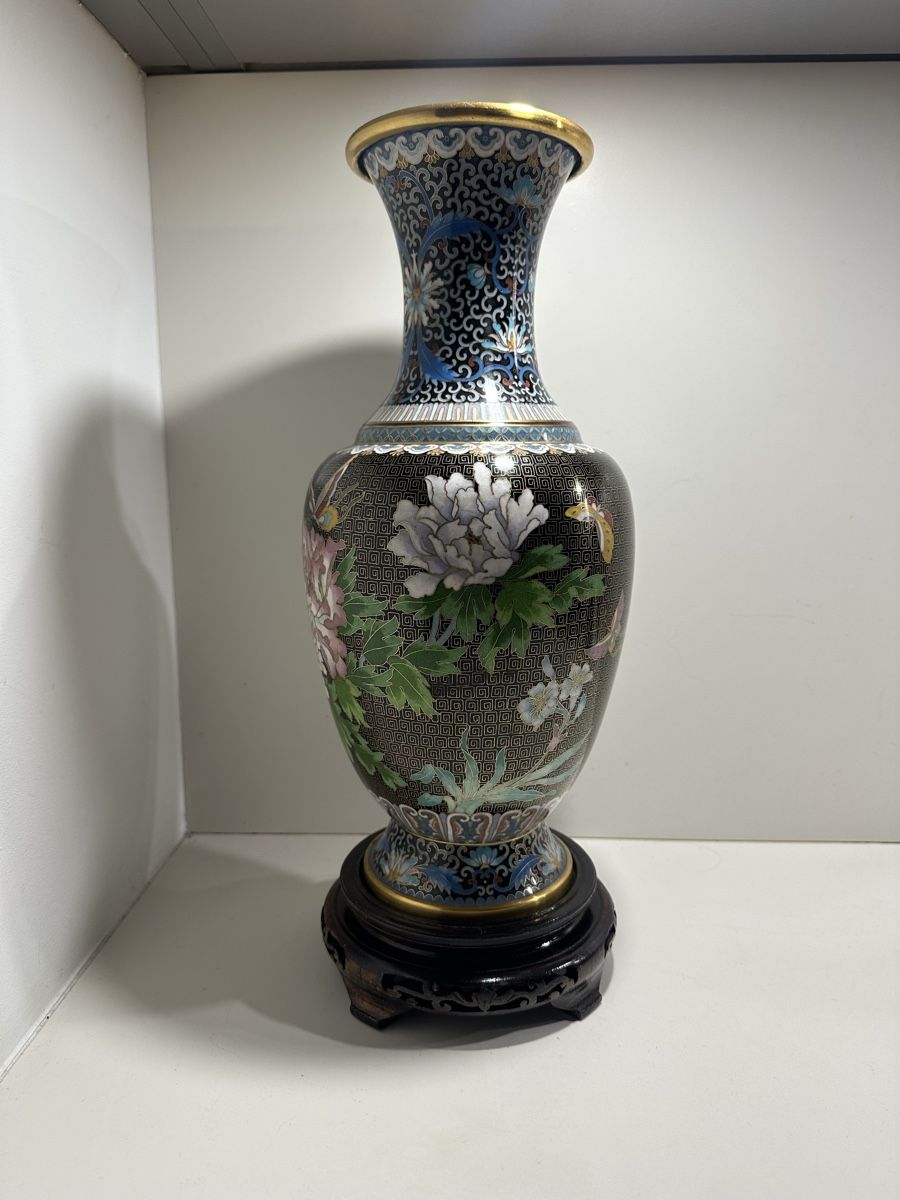 Vasen & Gefässe: Grand vase chinois en cloisonné – Gebraucht aus Bellevue von bordeaux075cl 2