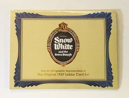 Disney Snow White 1937 Lobby Card Reproductions Set Limited
