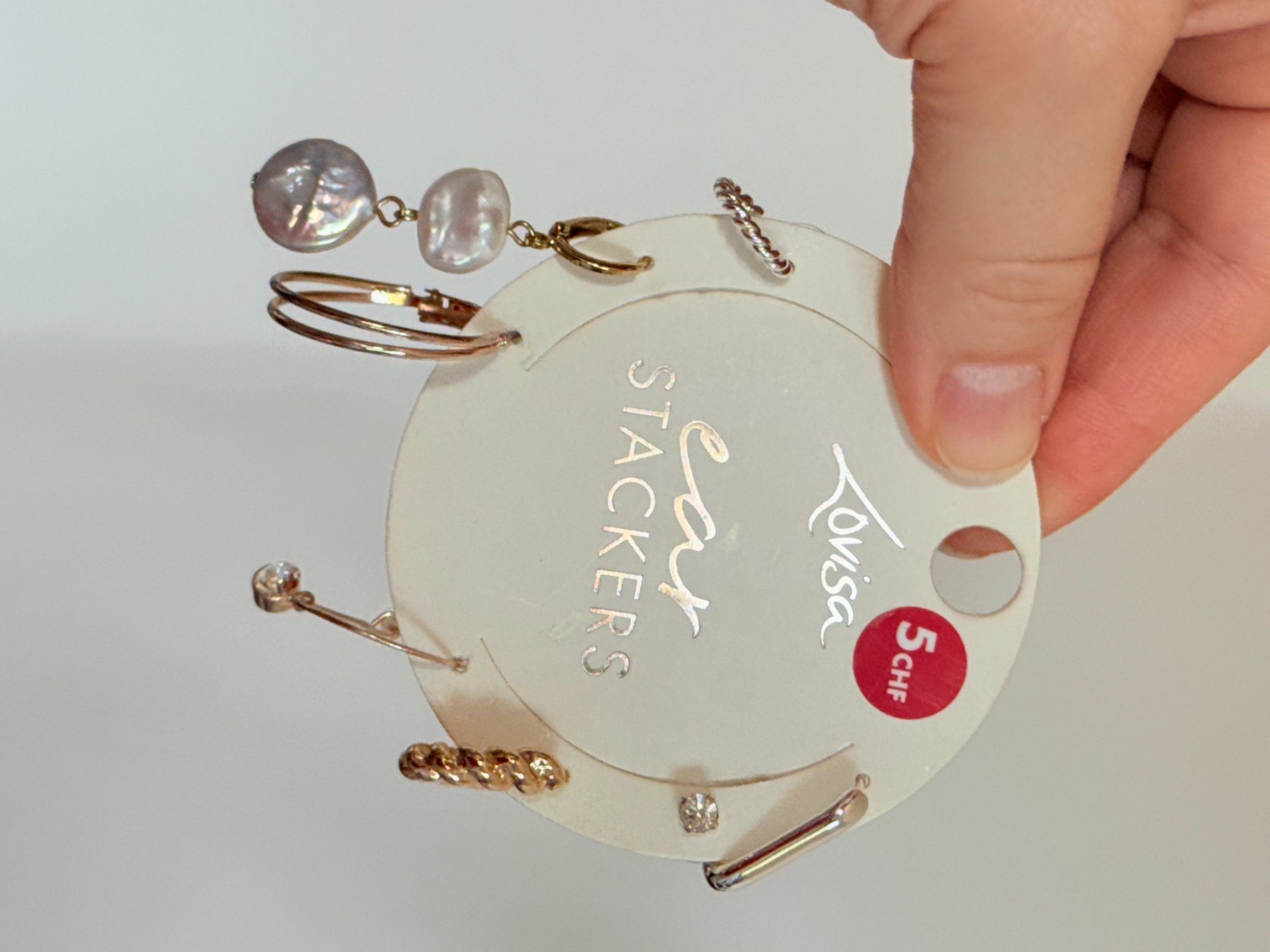 Sonstiger Schmuck: Set de boucles d'oreilles Lovisa Ear Stackers neuf – Neu und originalverpackt aus Genève von AGBERG 8