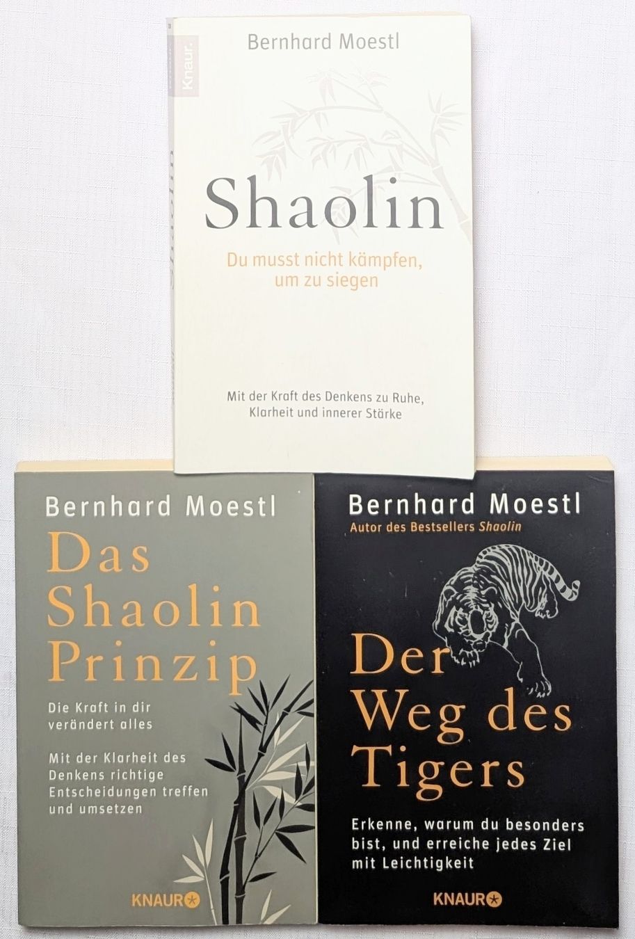 Bücher: 3er Bücher Set - Bernhard Moestl - Shaolin – Neu (gemäss Beschreibung) aus Wängi von ABIZONE-86