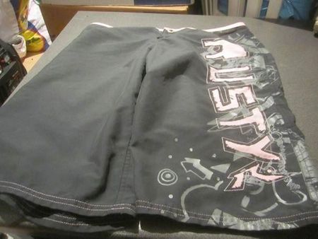 Shorts Grösse 10, Rusty, grau/rosa