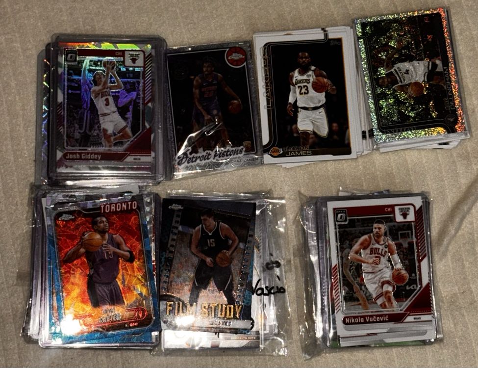 Nba Topps Panini Bulk numbered Auto, Parallels and Base (Neu (gemäss ...