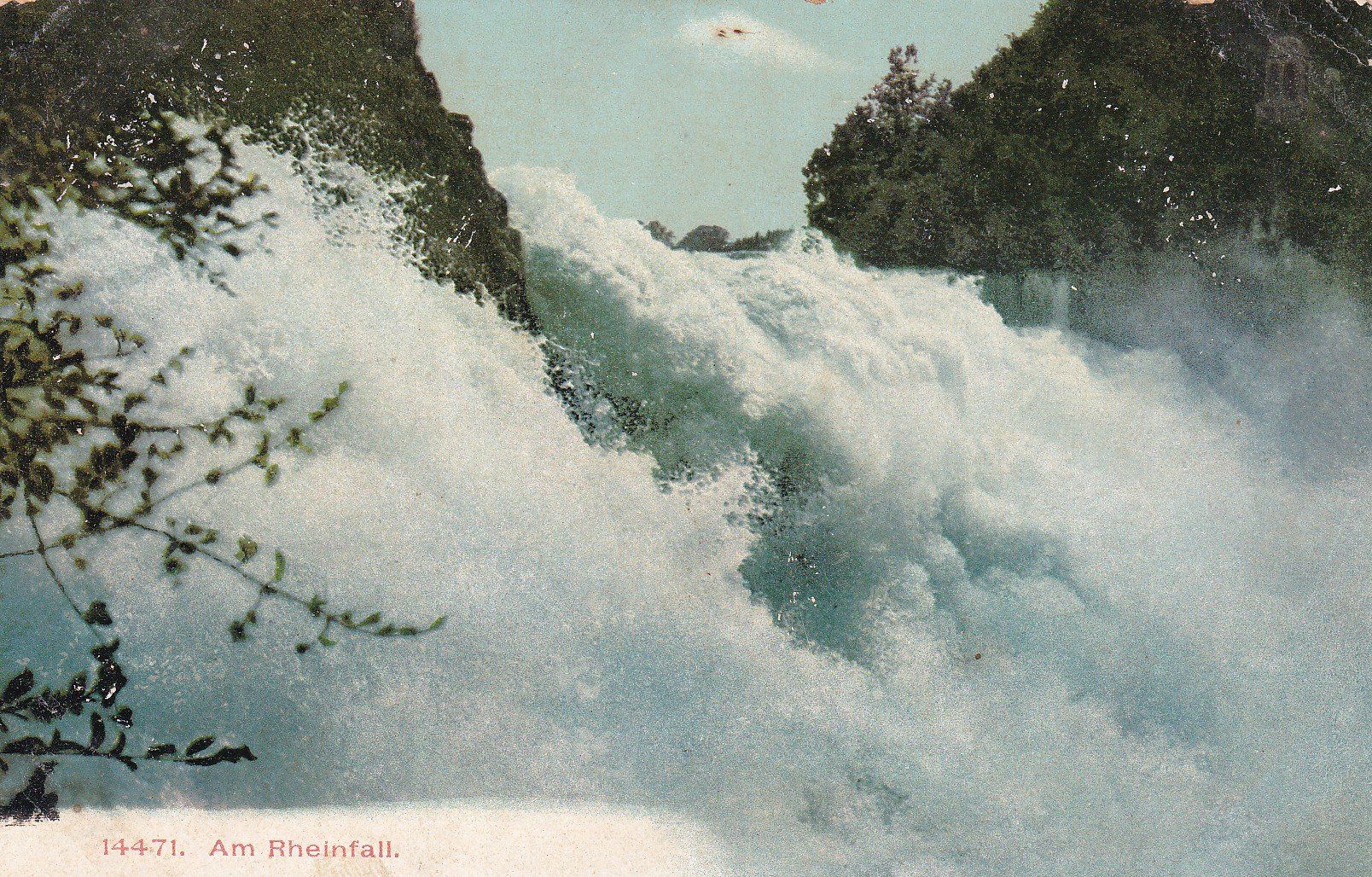 Cartes postales: Am Rheinfall N°14471  1907 – D'occasion à Cormoret par Pascalll2001