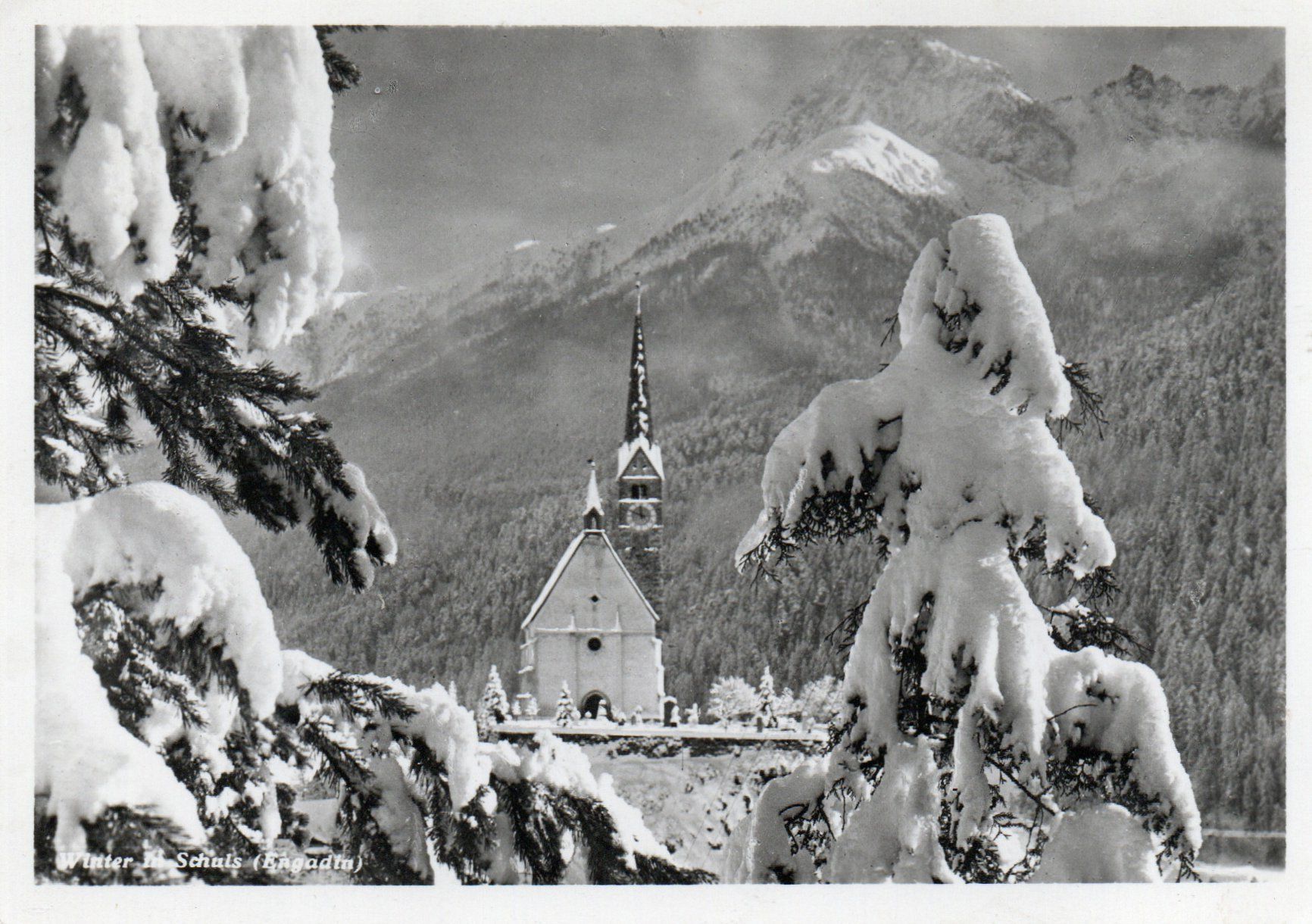 Ansichtskarten: Winter in Schuls – Gebraucht aus Melano von pisonsdro