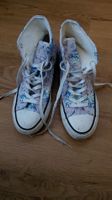 High-Top Sneaker blumig Grösse 41 getragener Zustand
