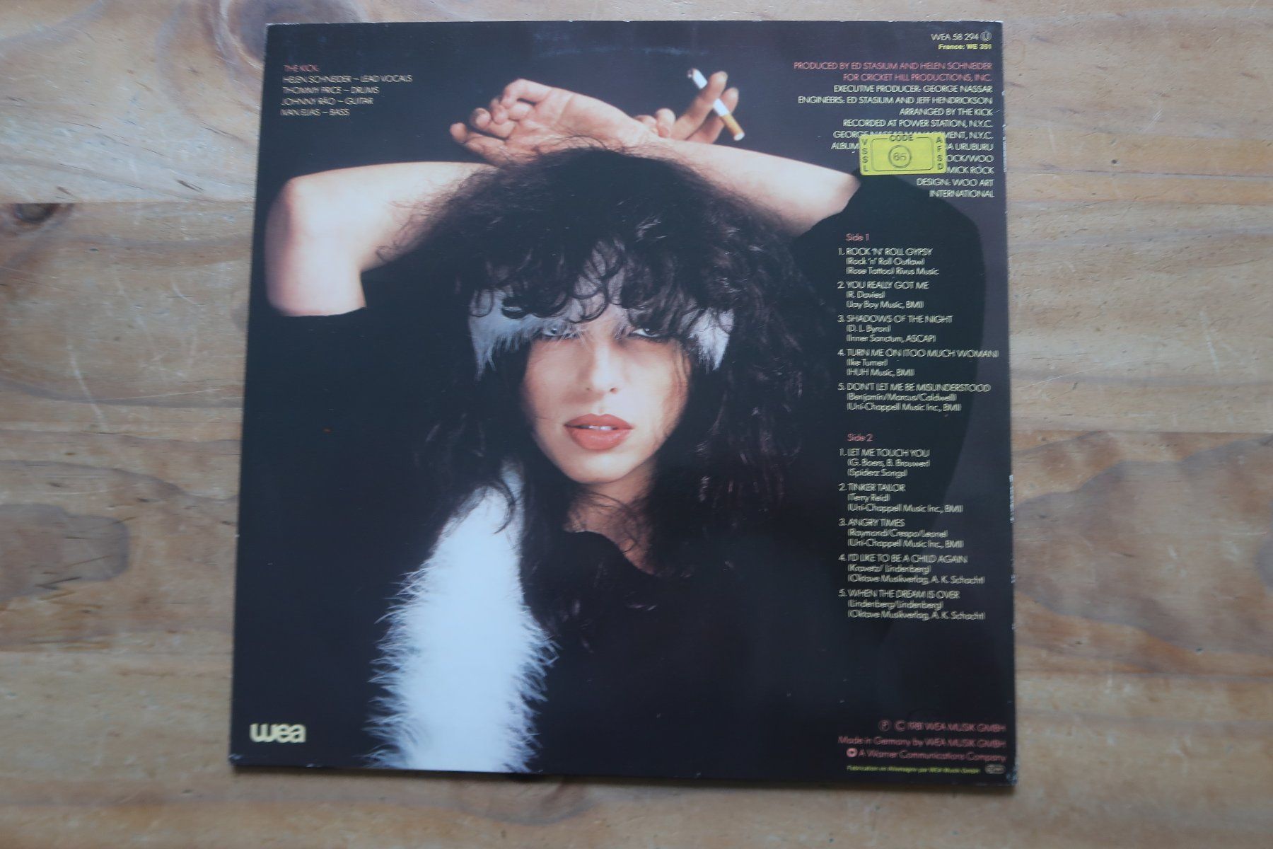 Dischi in vinile: HELEN SCHNEIDER - WITH THE KICK - VINYL LP – Usato da Basel venduto da Patiscat 1