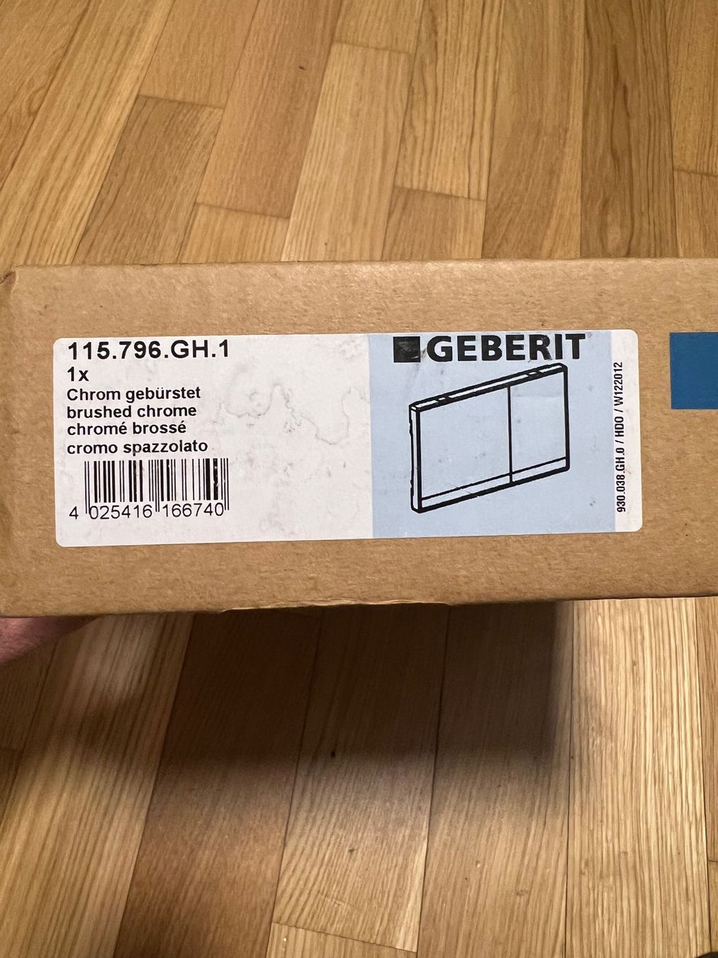 Geberit WC: Geberit Sigma60 Edelstahl Betätigungsplatte – Nuovo (secondo la descrizione) da Wangen ZH venduto da fra_d787 2
