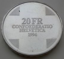 20 Franken Gedenkmünze 1994, Silber