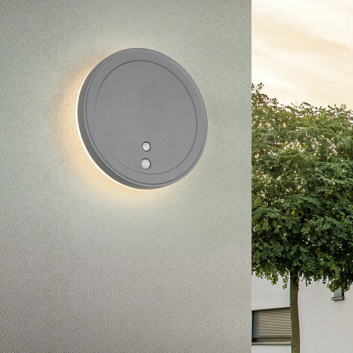 Lampen: LED Aussen Wandleuchte, IP54, Ø 14 cm – Neu (gemäss Beschreibung) aus Kreuzlingen von Smart-Light 1