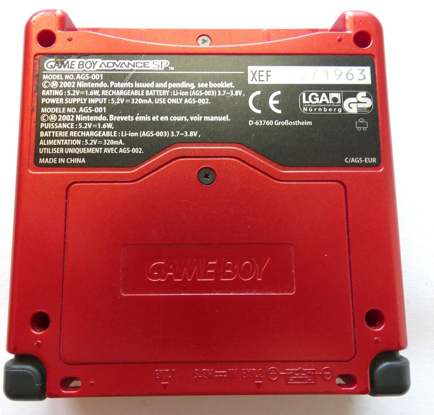 Nintendo Console: Gameboy SP Konsole + Netzgerät + Tasche – Usato da La Sarraz venduto da classicworldcoins 3