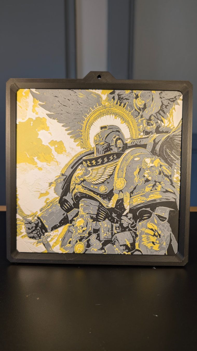 Gemälde: Space Marine 3D Wall Decor – Warhammer 40K – Neu (gemäss Beschreibung) aus Roveredo GR von 3D_ZAGA