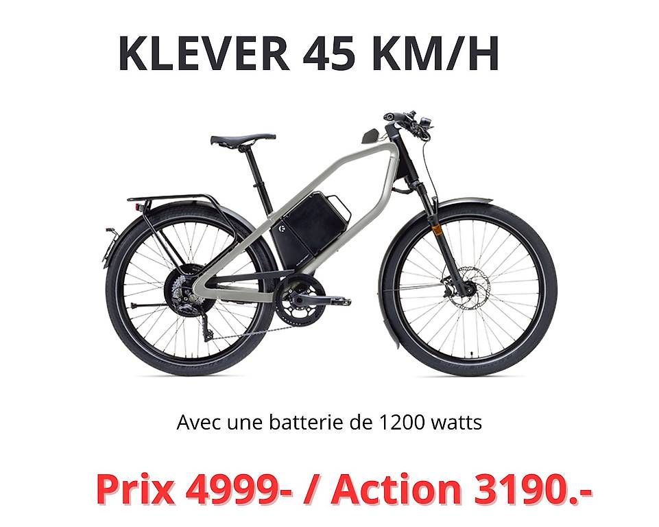 Biciclette: Velo électrique 45kmh neuf 3190.- – Usato da meyrin venduto da ebehar 1