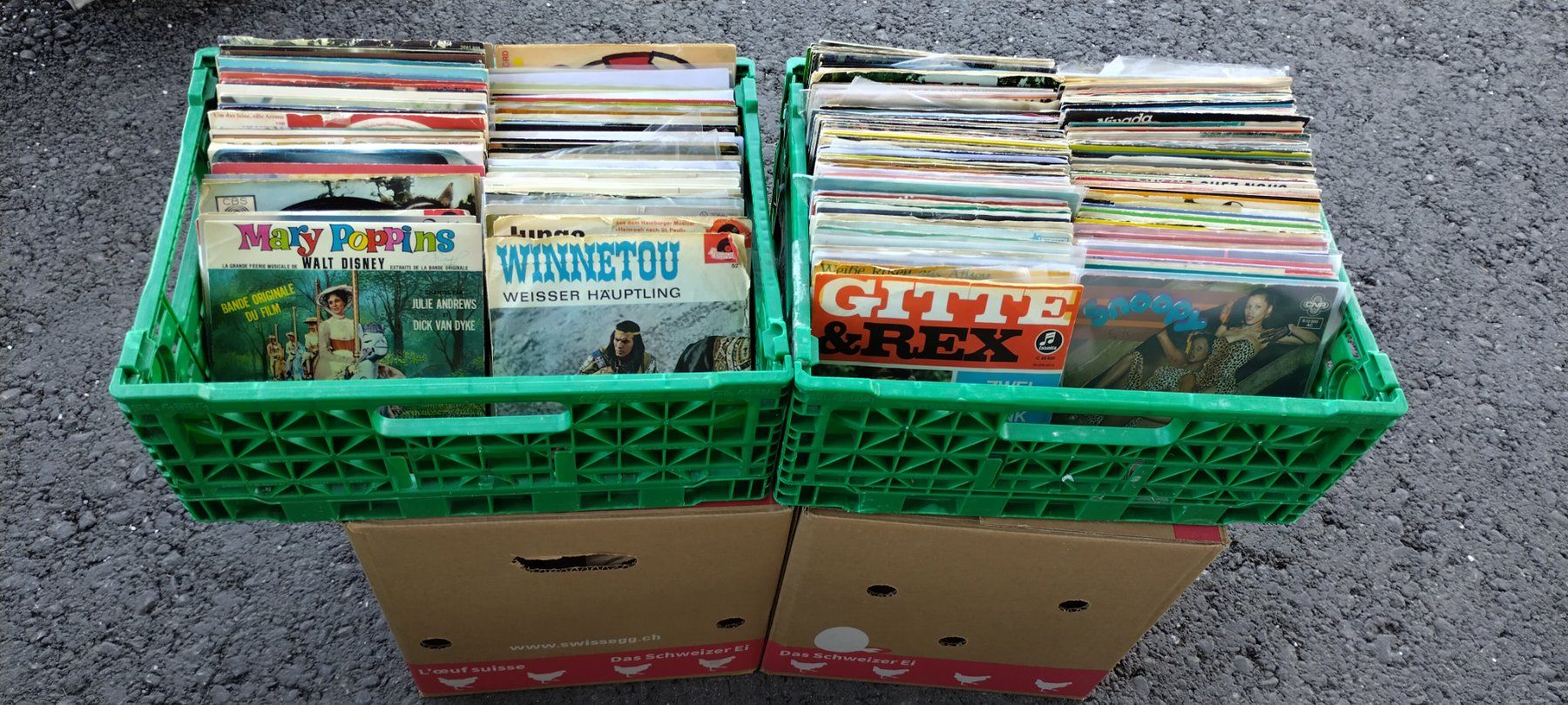 Dischi in vinile: Single Schallplatten – Usato da Inkwil venduto da Mvoyager
