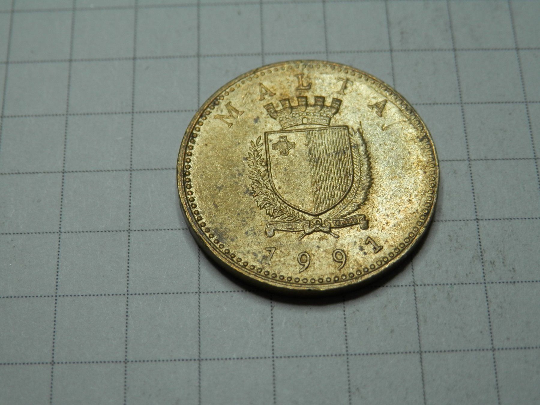 Tutti le monete: Malta 1 Cent, 1991 – Usato da Weiach venduto da weiach81
