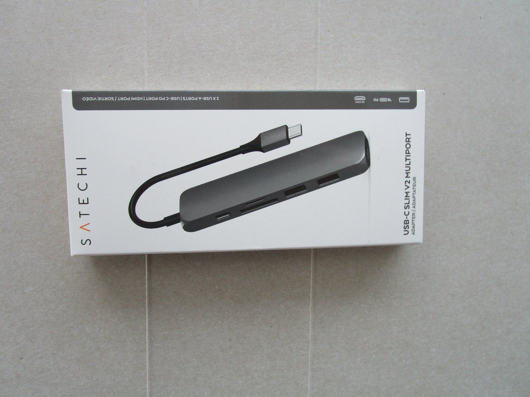 Satechi Unità & Adattatore: USB-C SLIM V2 Multiport Adapter – Nuovo e nell'imballaggio originale da Grenchen venduto da Bass25