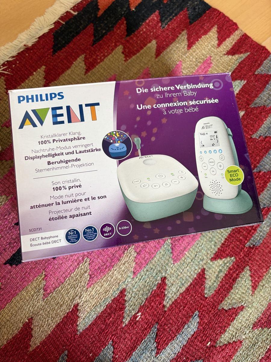Avent Babyphone: Philips Avent DECT-Babyphone SCD731 – Usato da Zürich venduto da HelloLondon