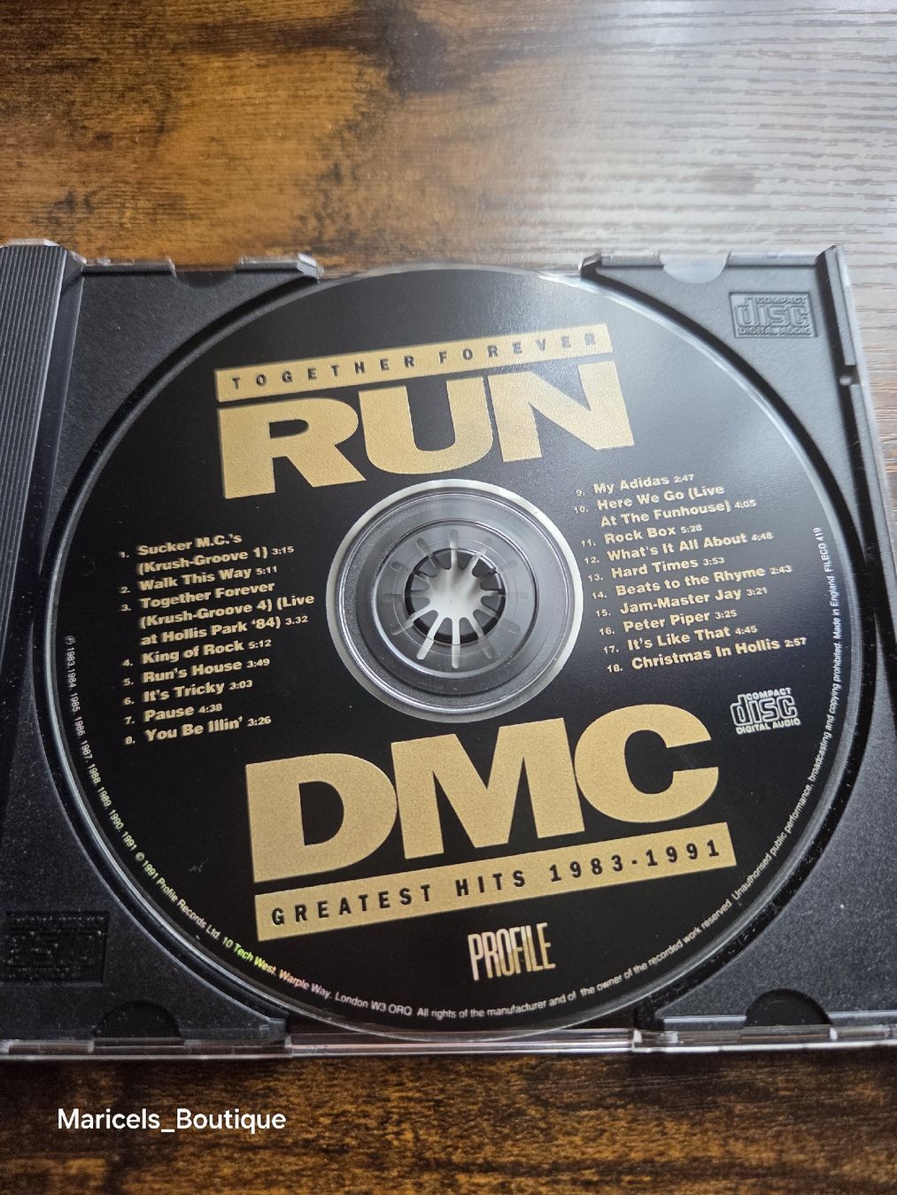 CDs: RUN DMC Greatest Hits 1983-1991 CD used – Gebraucht aus Winterthur von Maricels_Boutique 2