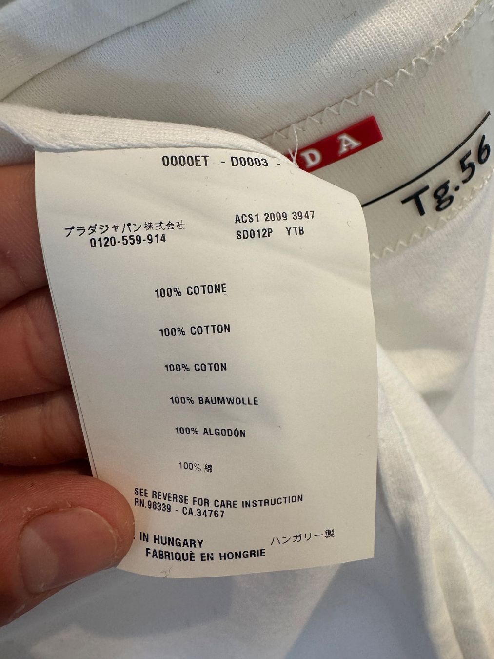 Prada Giacche: Prada Herren Sakko weiss – Usato da Dielsdorf venduto da Anthony111 4