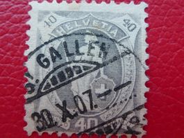 Stehende: 89A, sauber entwertet: St.GALLEN, Kat: 300.-++