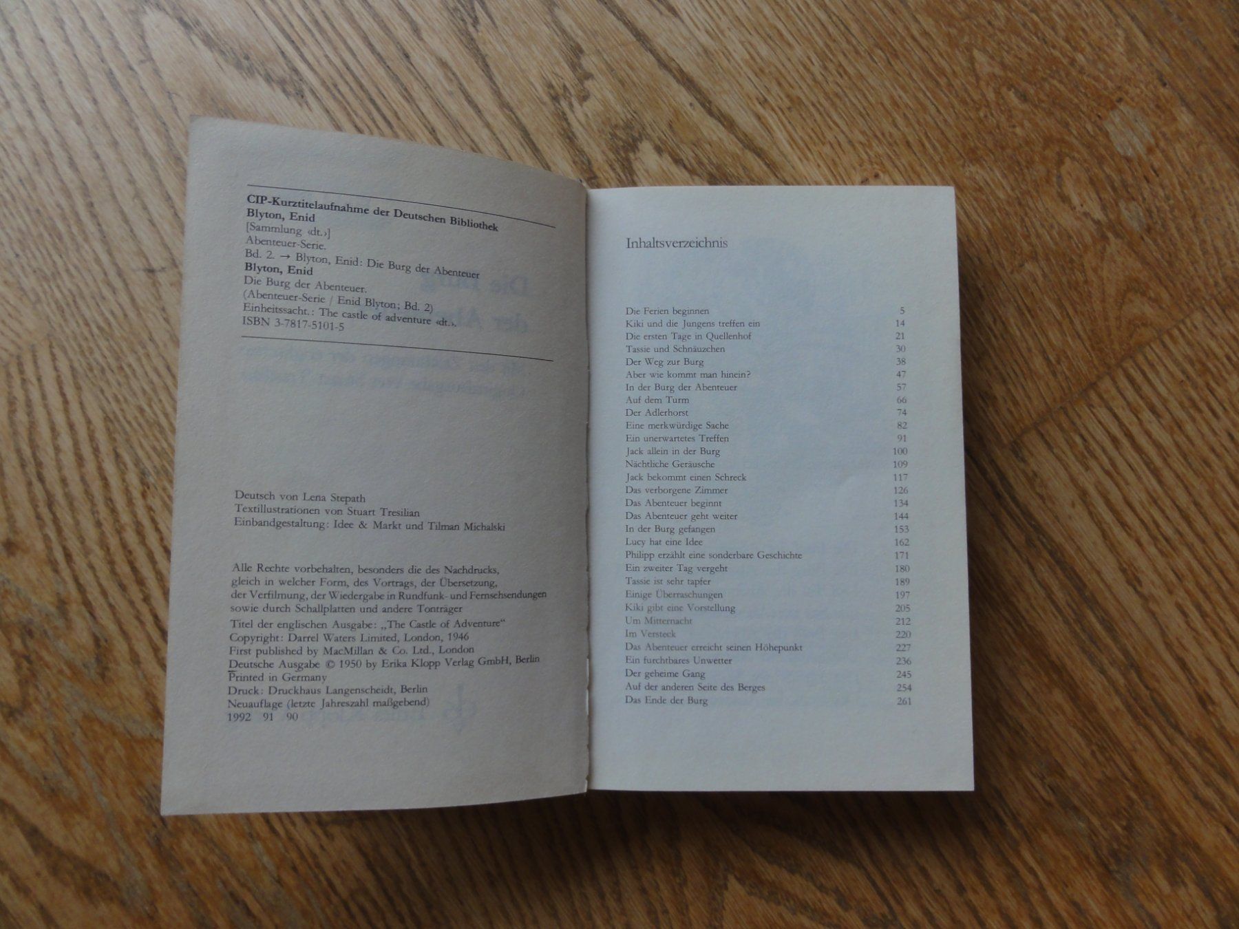 Bücher: Die Burg der Abenteuer / Enid Blyton – Gebraucht aus Riedholz von Taweva 2