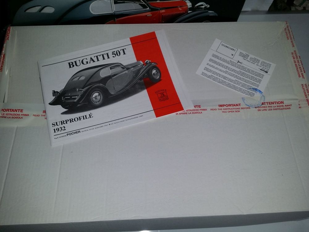 Modellino Pocher 1:8 Bugatti - Kit K76, Nuovo, Made In Italy - Foto 4