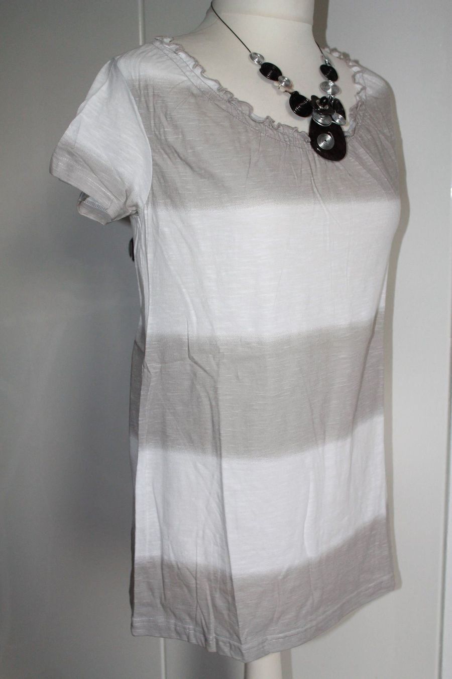 T-Shirts: T-shirt grosses rayures blanc/gris NEUF – Neu (gemäss Beschreibung) aus Agiez von chouchanelle 7
