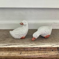 Figuren Deko Gans Ente Frosch Sombrero