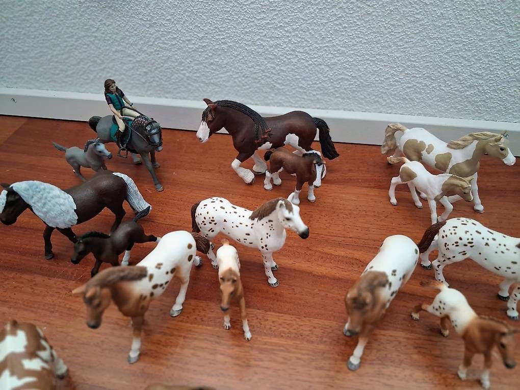 Schleich Giocattoli: Schlaich Pferde&Tiersammlung – Usato da Adliswil venduto da mupet