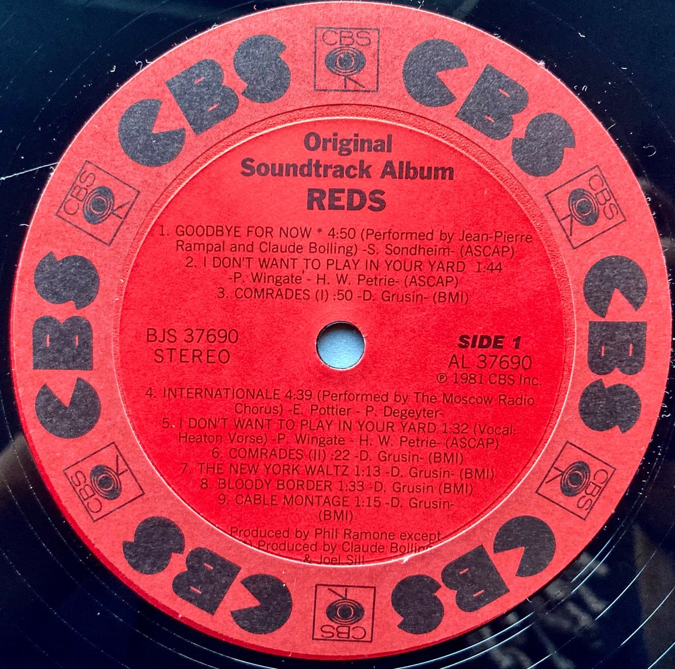 Dischi in vinile: MUSIQUE DE FILM - REDS – Usato da Poliez-Pittet venduto da Newtown-Records 2