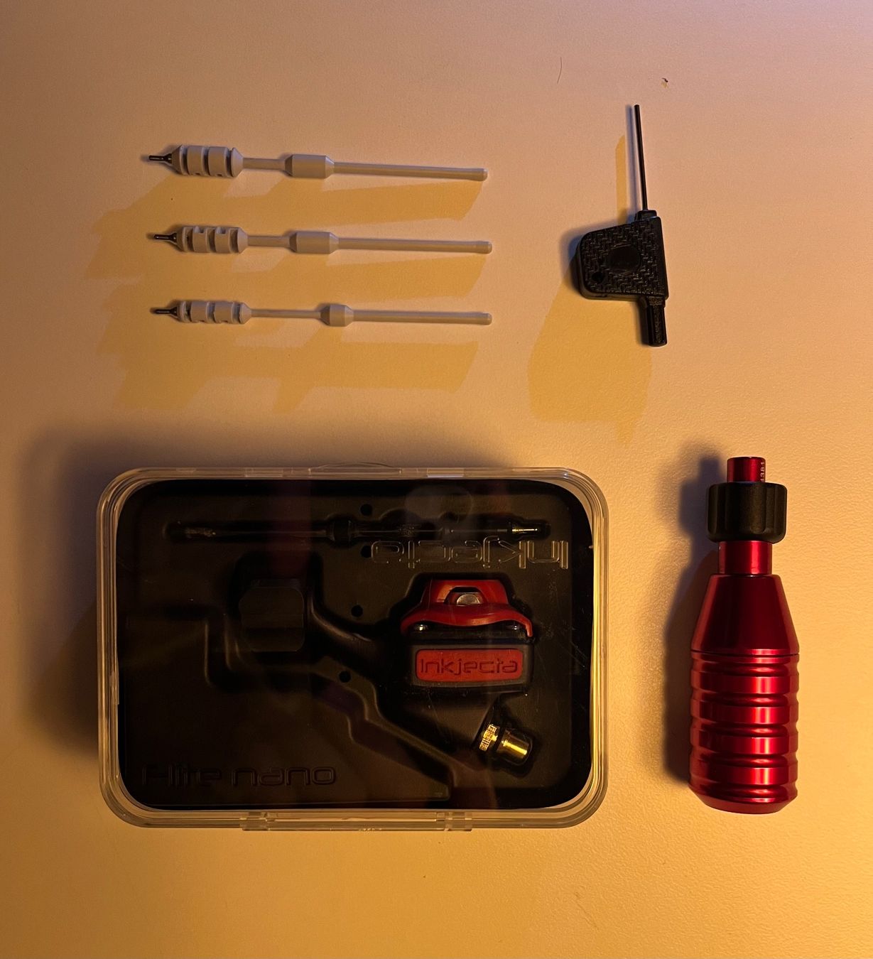 Tutte le macchine: Tattoomaschine Inkjecta - Flite Nano Elite + Cheyenne Griff – Usato da Lachen SZ venduto da ratata 1