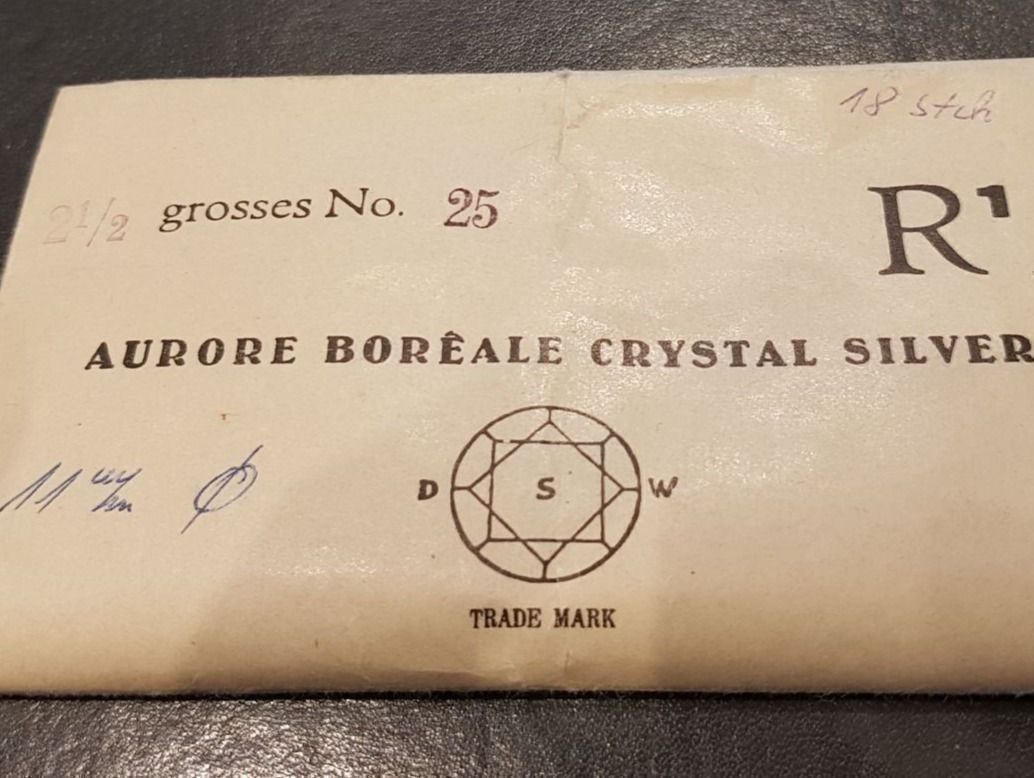 Swarovski Barattoli: Antike Original Swarovski Steinbriefe !! – Usato da Unterägeri venduto da Altgoldschmuck 4
