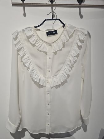The Kooples Bluse, Grösse XS, weiss