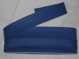 Schrägband jeansblau 2cm/1cm breit