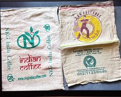 100 originale Kaffeesäcke aus Jutte, sehr guter Zustand