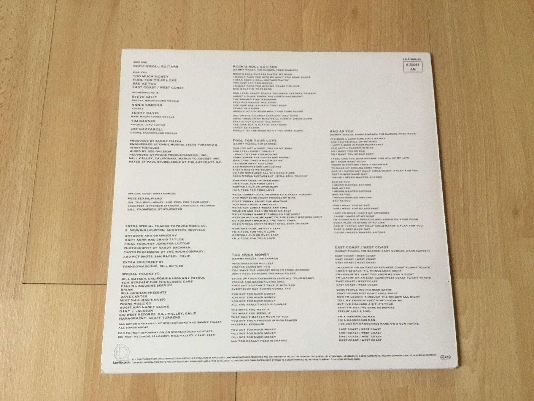 Dischi in vinile: Stoneground / Bad machines and limousine – Nuovo (secondo la descrizione) da Kreuzlingen venduto da Schuggerman 1