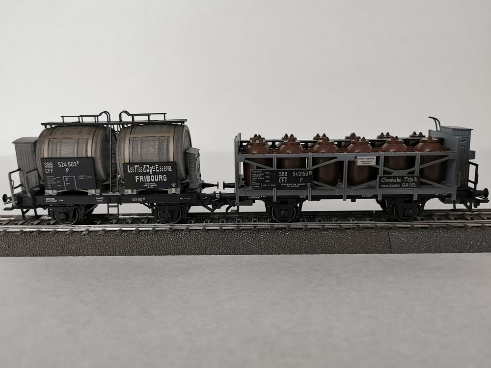 SBB Güterwagen Set aus Märklin 26591 Epoche II H0 AC WS Kaufen auf